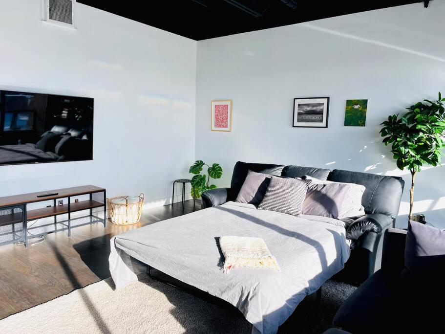 Sunny Penthouse On 17Th Ave, 1 Bedroom, 1 Loft Bed With Ladder, 1 Sofa Bed, Sleeps 6, Downtown คาลการี ภายนอก รูปภาพ
